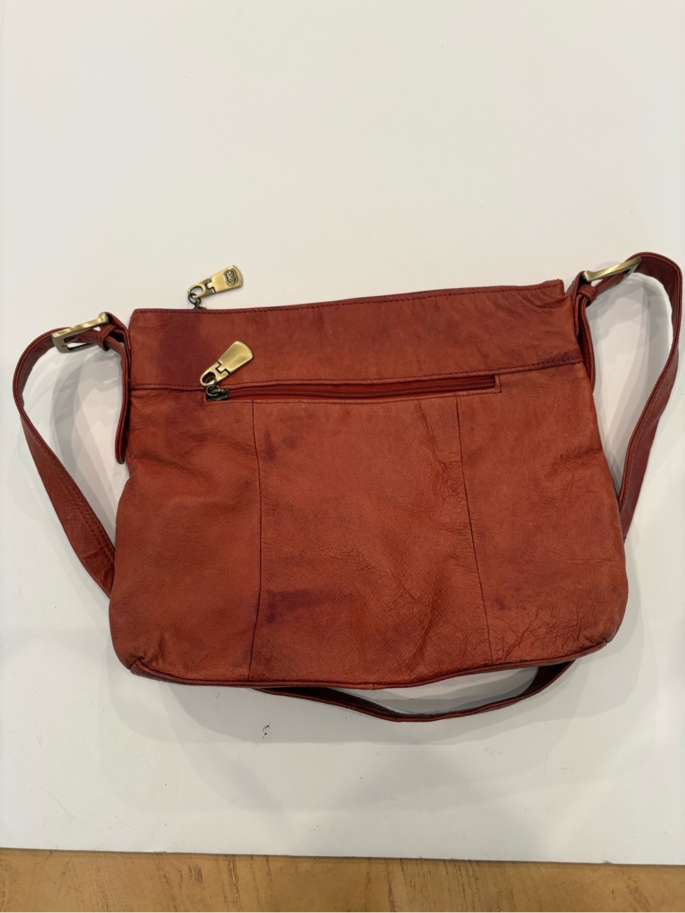 Everyday Rust Crossbody Shoulder Bag -leather-country-boho -office -casual-